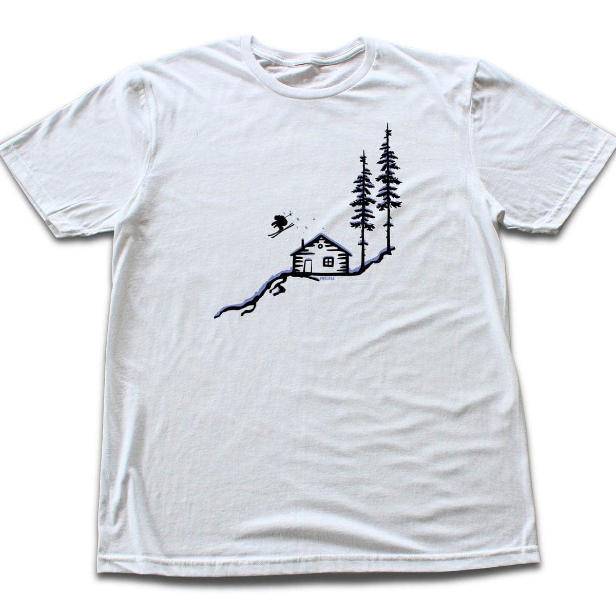 Cabin Ski Jump T-shirt - White
