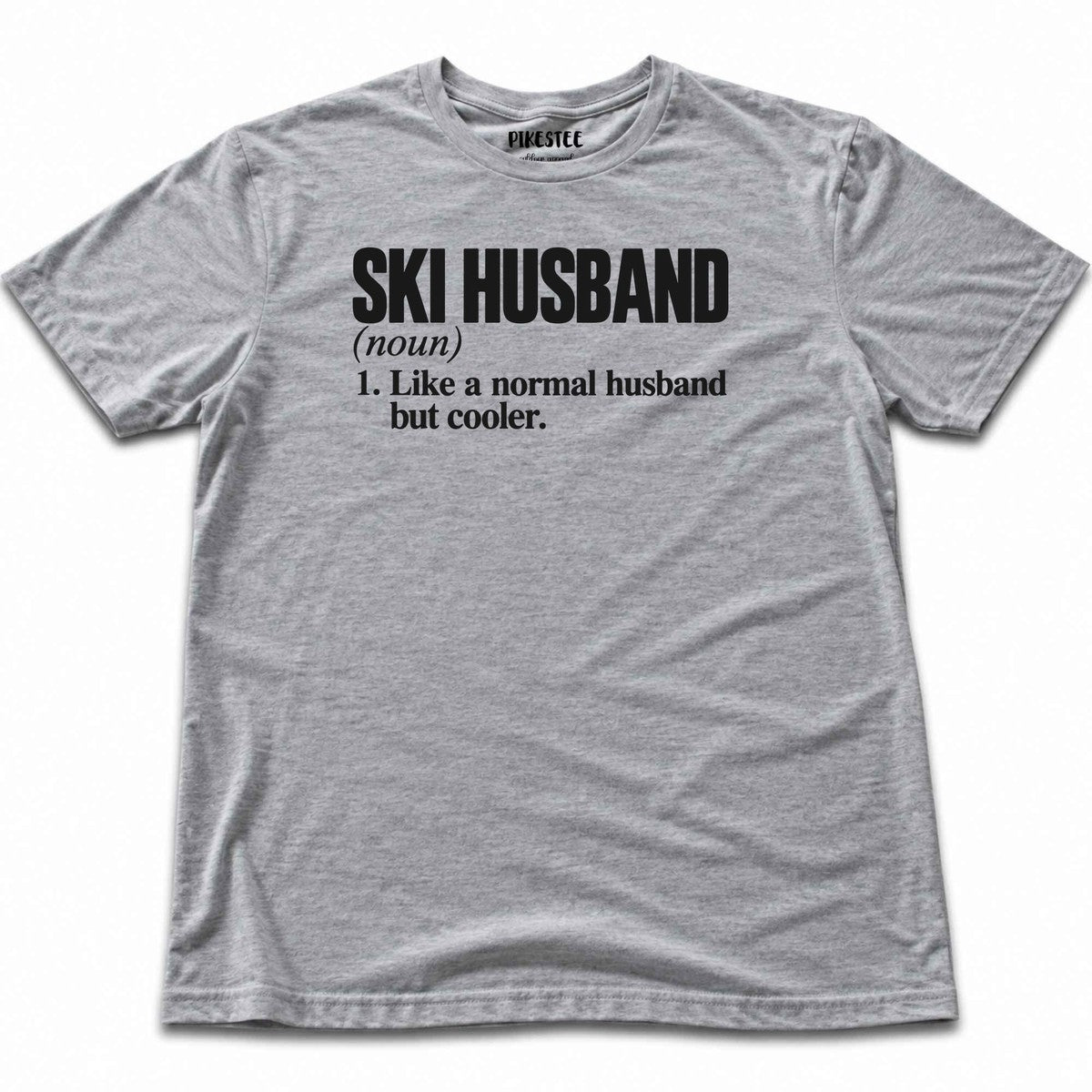 Ski Husband T-shirt - Sport Grey