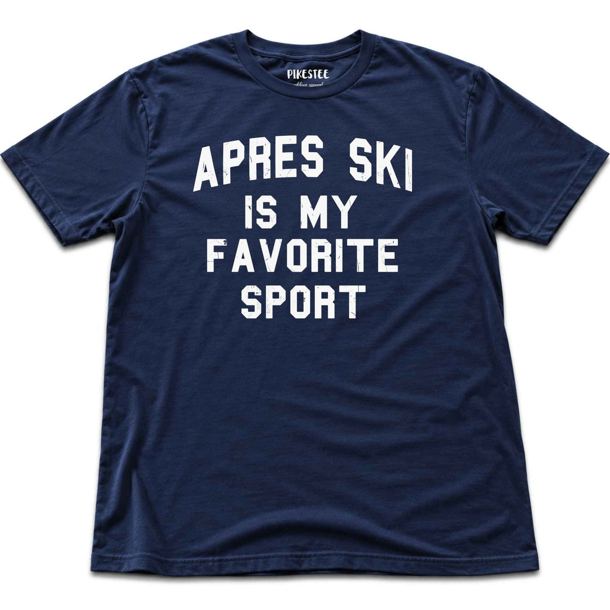 Apres Ski Favorite Sport T-shirt - Navy