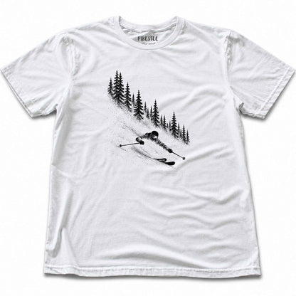 Forest Ride Flow T-shirt - White