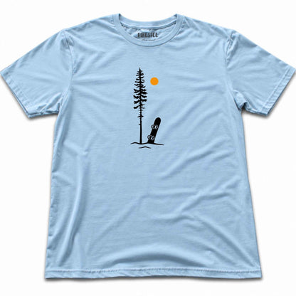 Snowboard Best Spot T-shirt - Light Blue