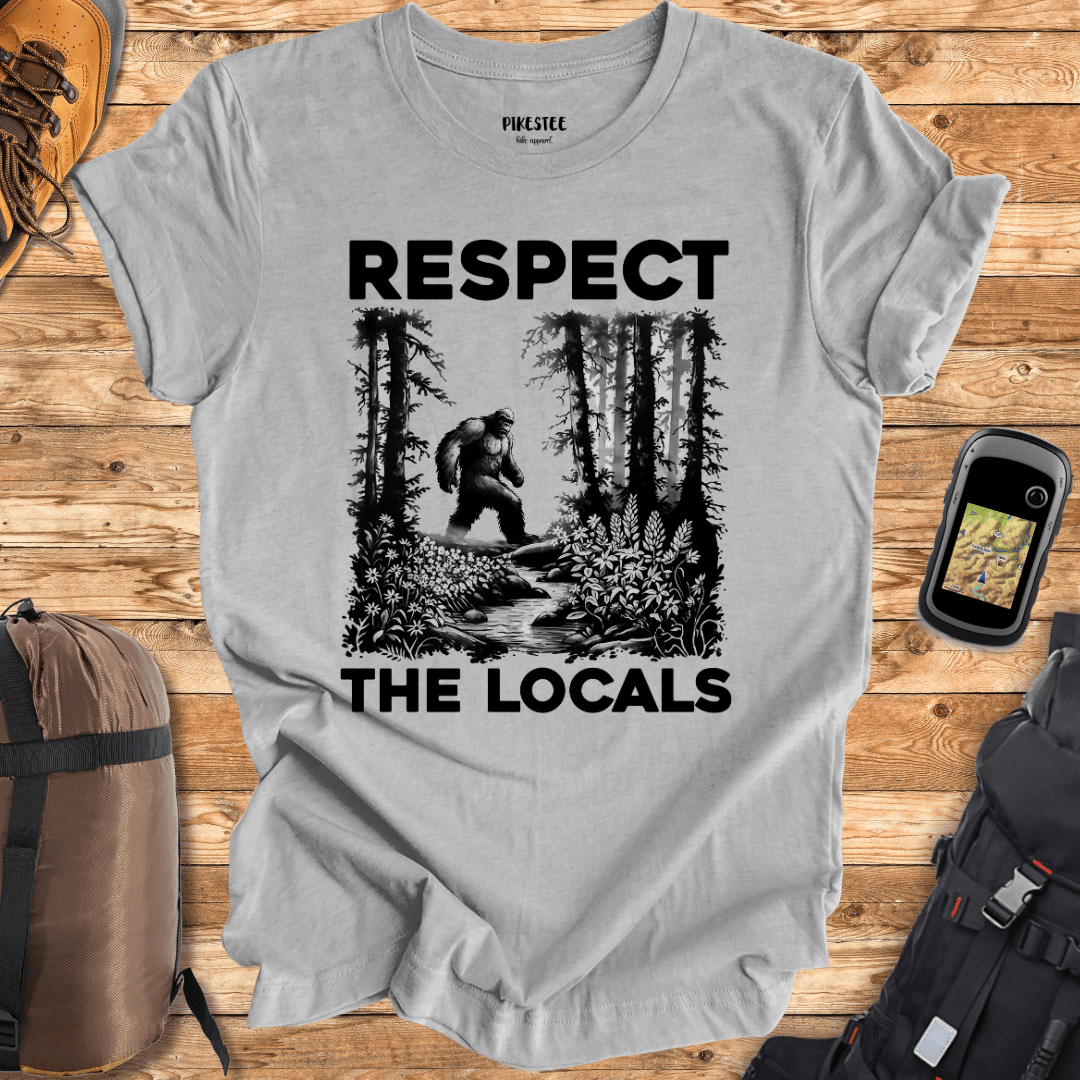 "Respect The Locals" graphic T-shirt