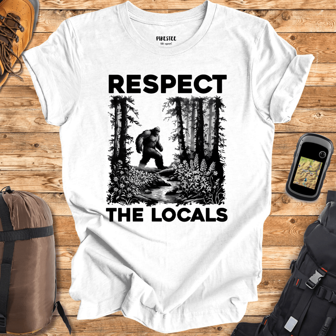 "Respect The Locals" graphic T-shirt