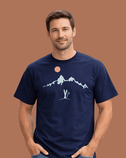 Ski Mountain Landscape T-shirt