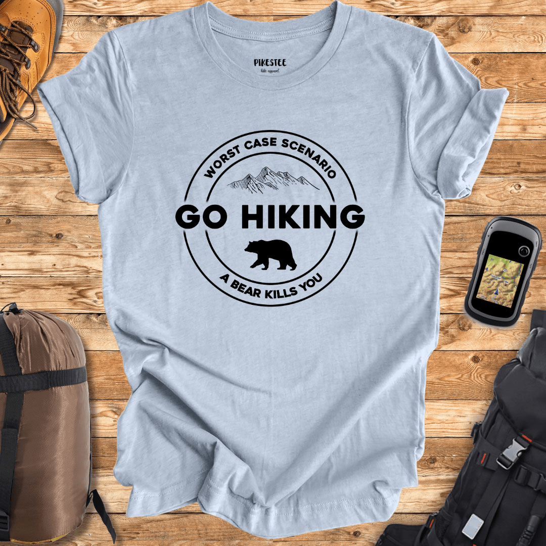 "Go Hiking" graphic T-shirt