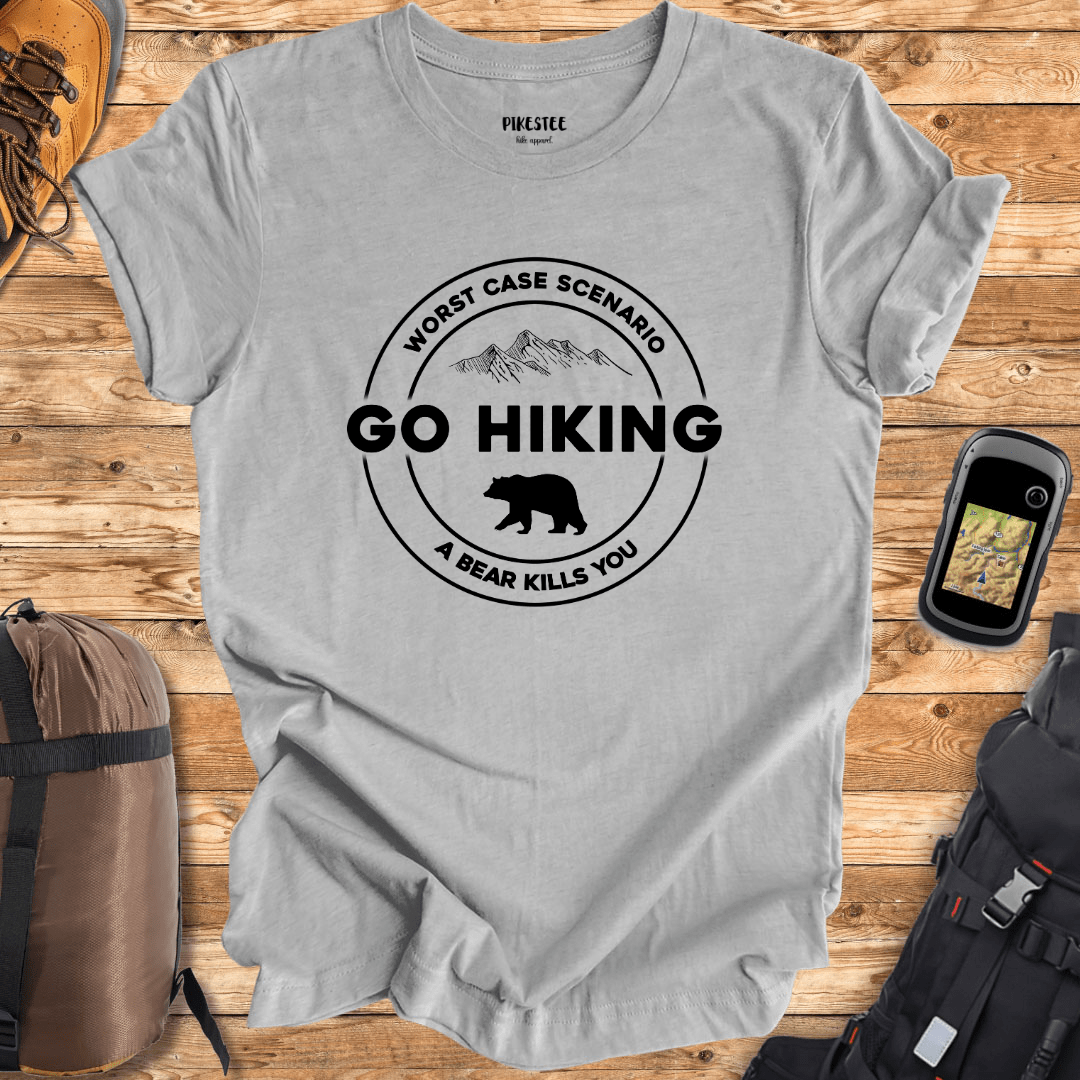 "Go Hiking" graphic T-shirt