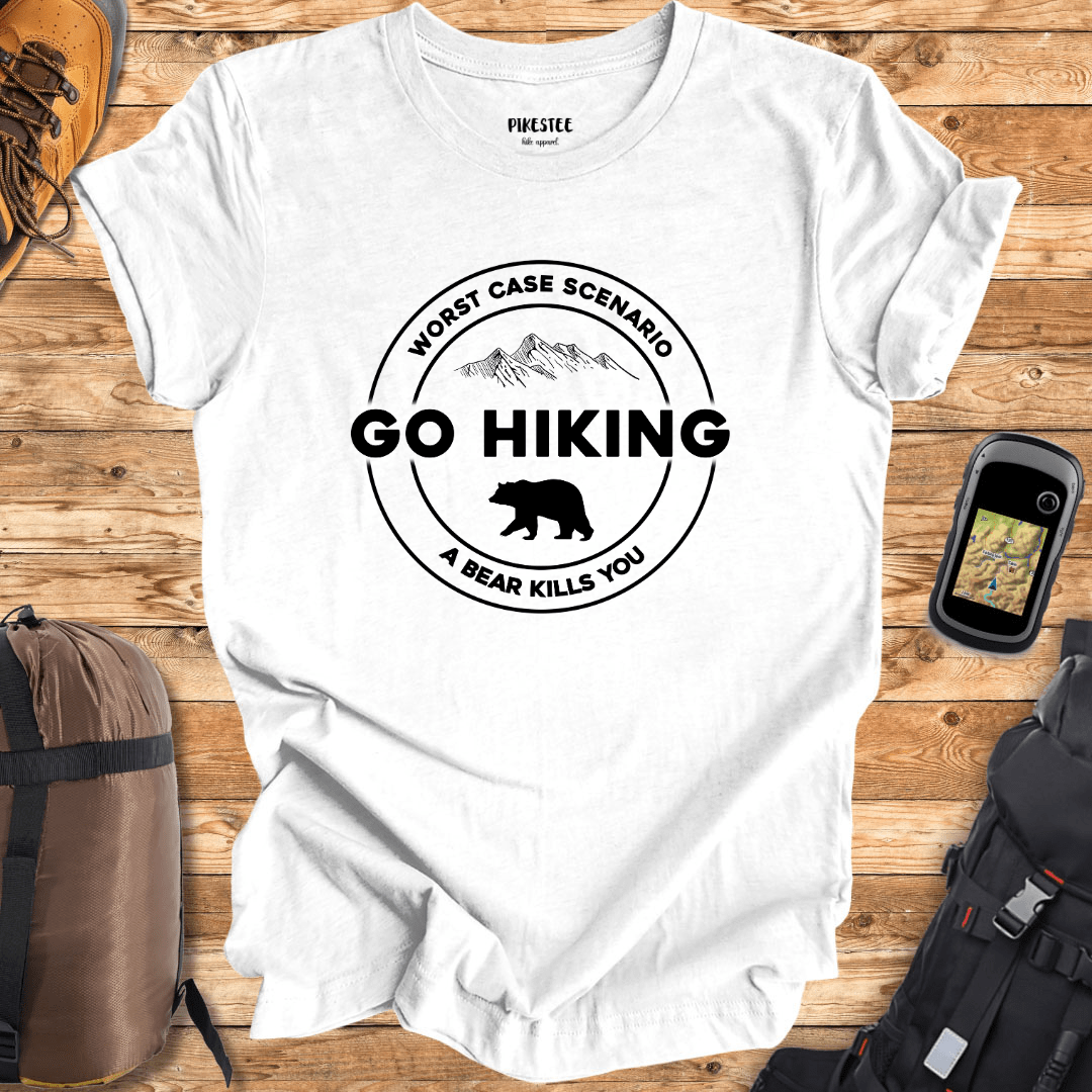 "Go Hiking" graphic T-shirt