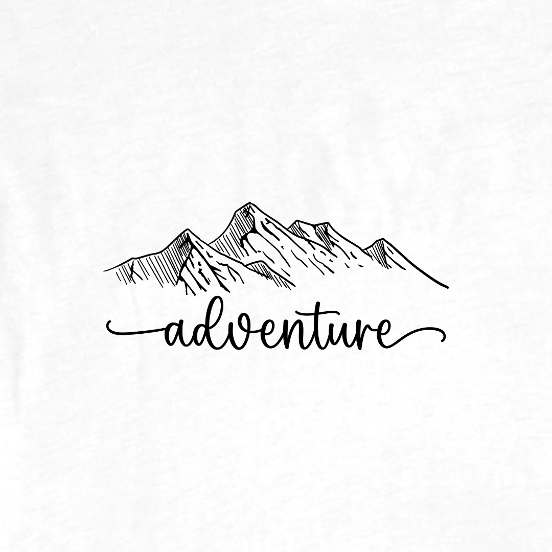 "Adventure" graphic T-shirt