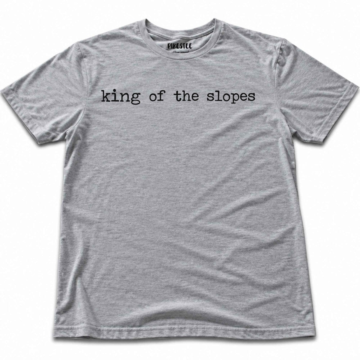 King Of The Slopes T-shirt - Sport Grey