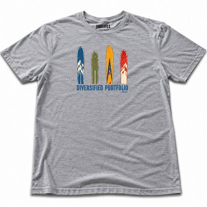 Portfolio Ski Colors T-shirt - Sport Grey