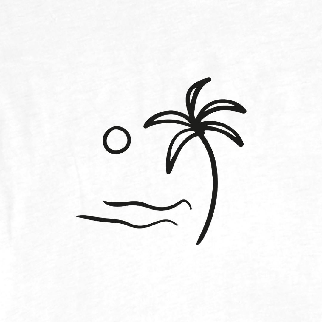 Beach Landscape Graphic T-shirt