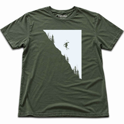 Ski Jump T-shirt - Military Green
