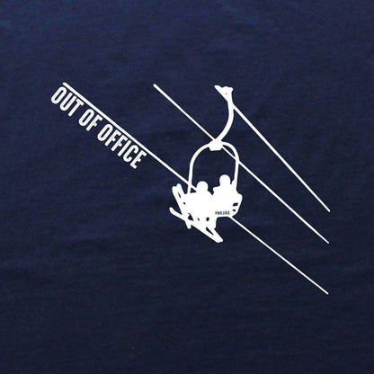 Out Of Office Skilift T-shirt - Navy