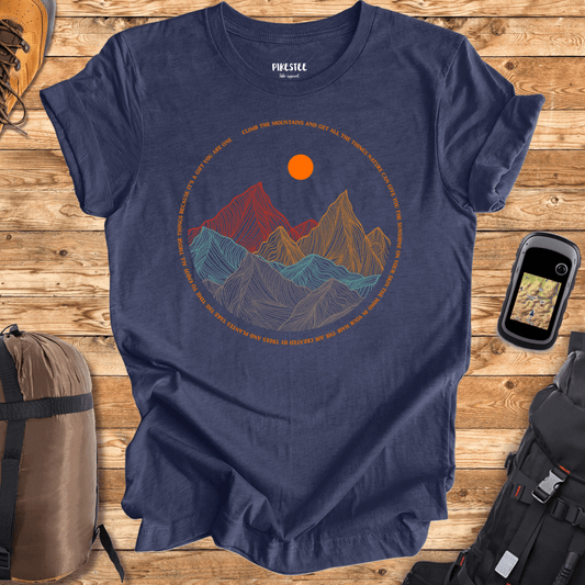 "Retro Landscape" graphic T-shirt