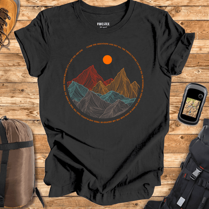 "Retro Landscape" graphic T-shirt