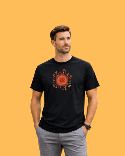 ColorFull Trunk and Mushrooms T-shirt