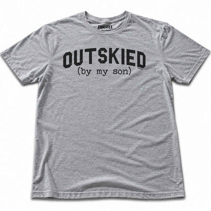 Outskied By My Son T-shirt - Sport Grey