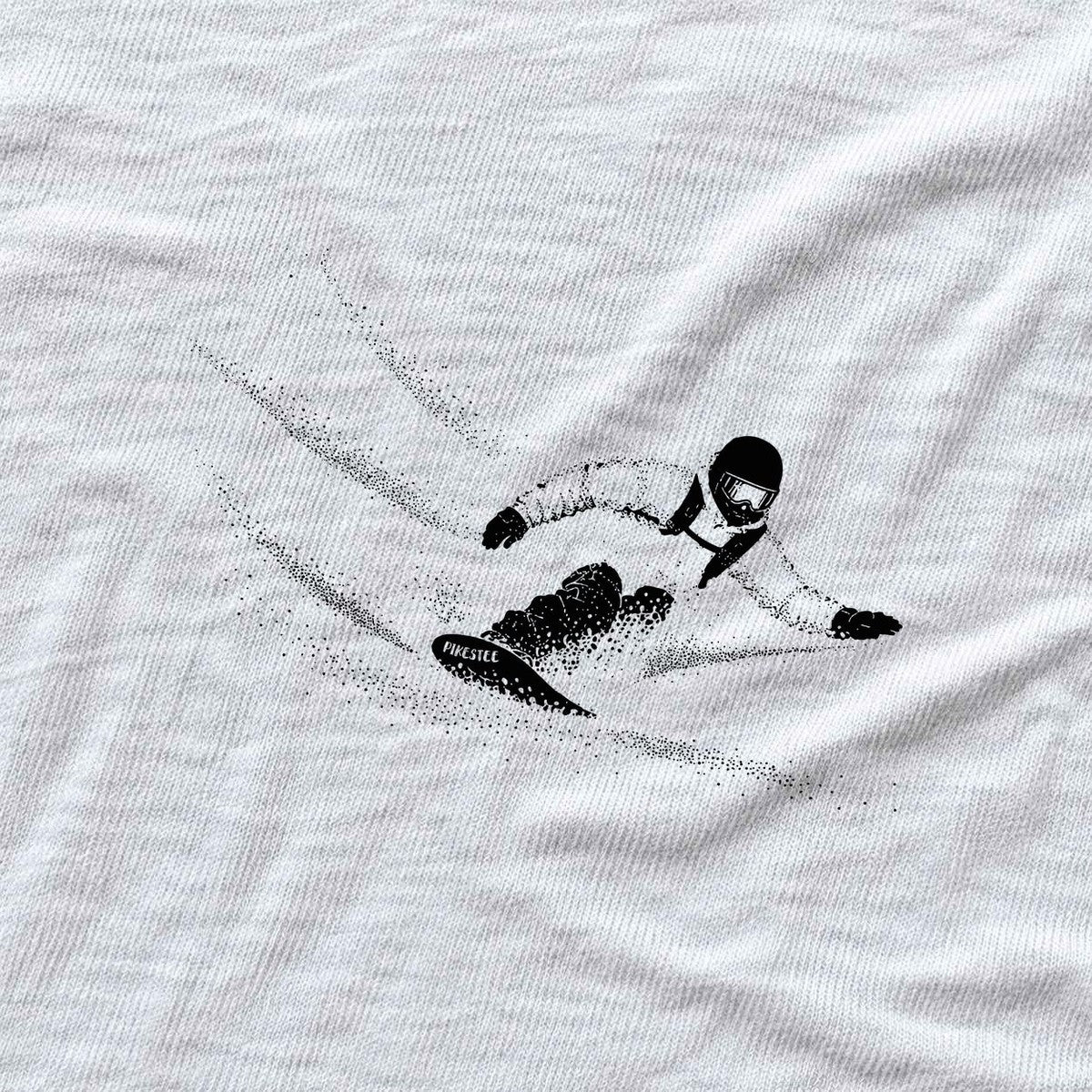 Snowboard Flow T-shirt - White - hero