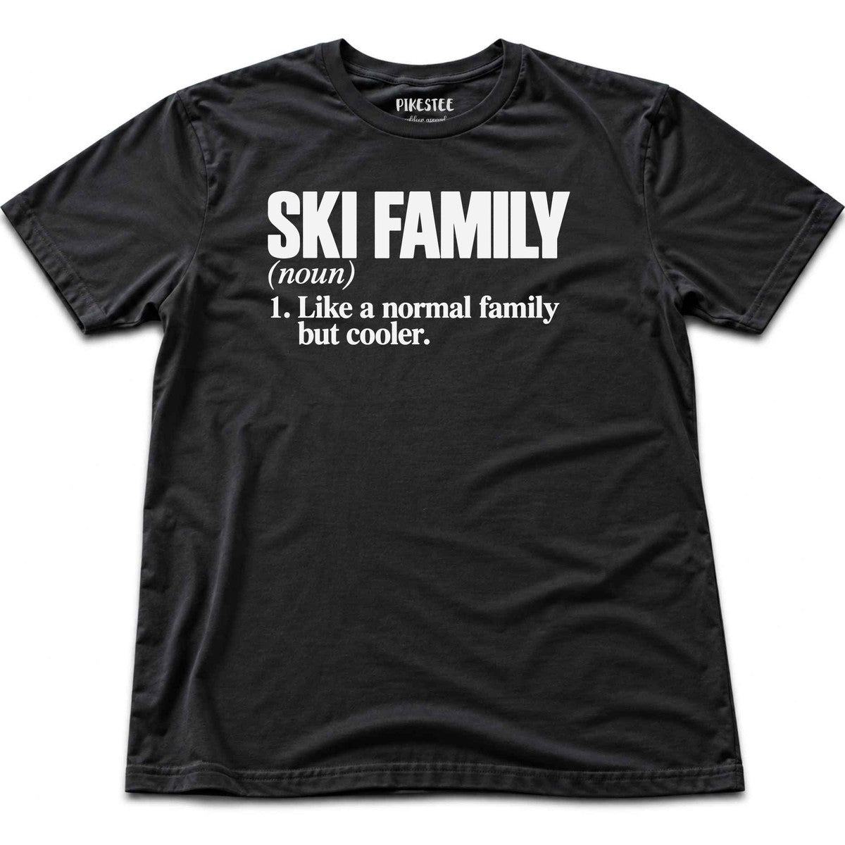 Ski Familydefinition T-shirt - Black