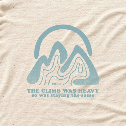 The Climb Was Heavy T-shirt - Natural - hero