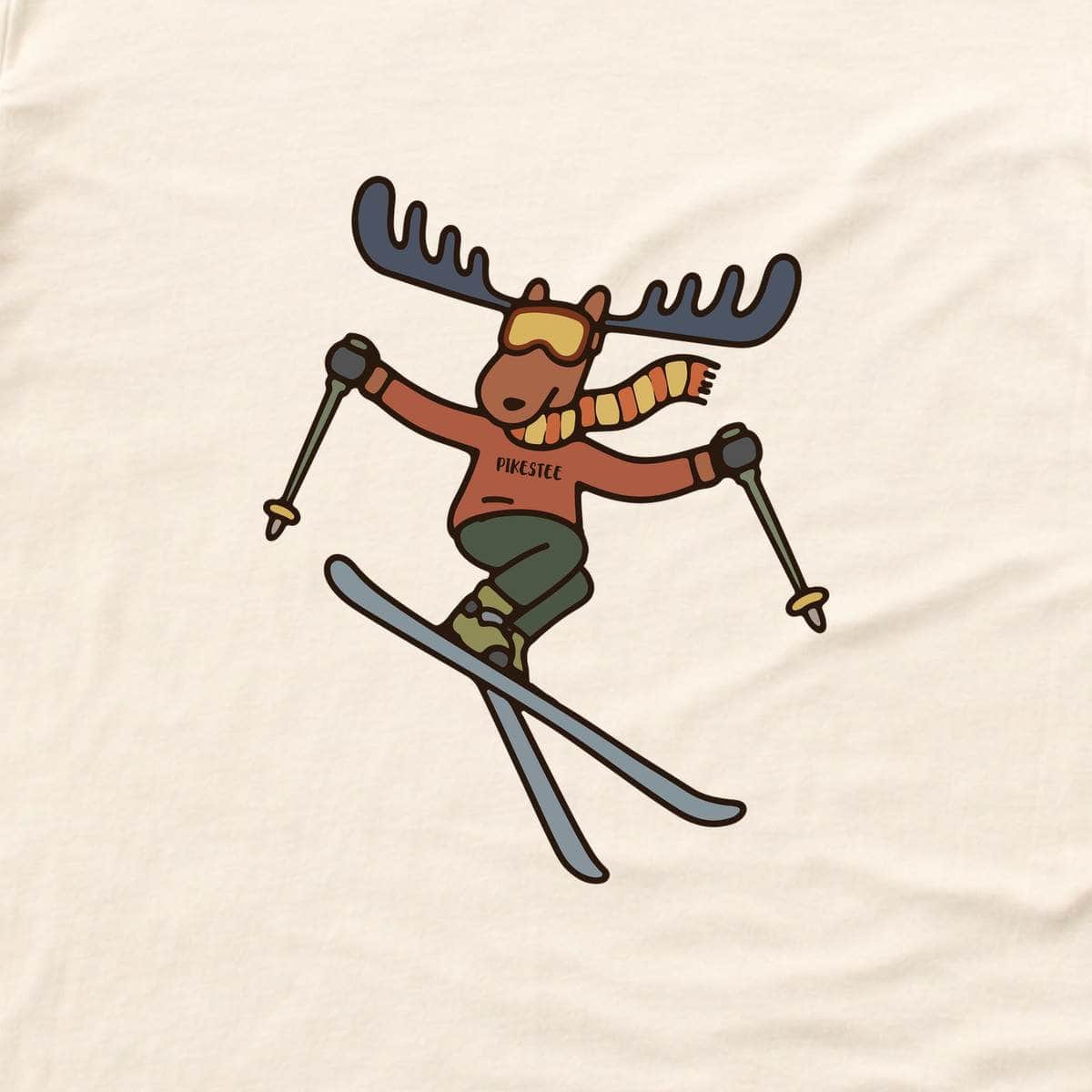 Moose Jump T-shirt - Natural - hero