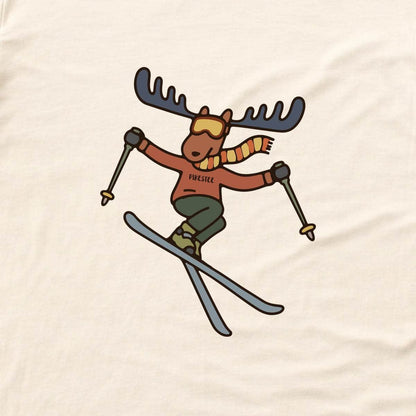 Moose Jump T-shirt - Natural - hero