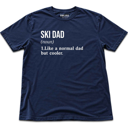 Ski Dad Definition T-shirt - Navy