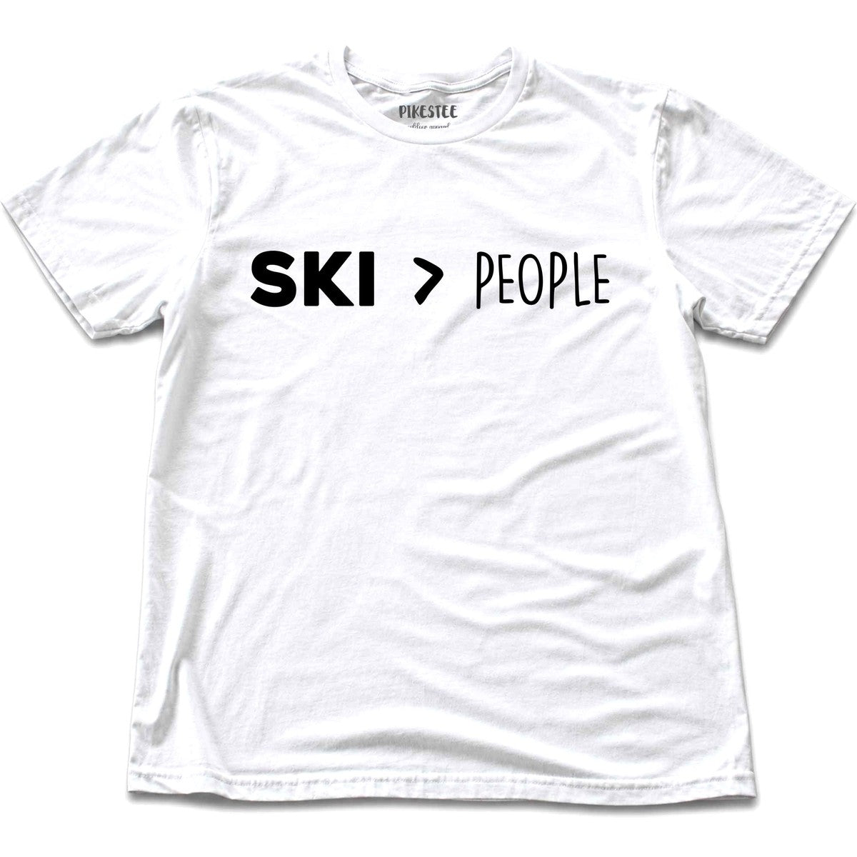 Ski Over People T-shirt - White