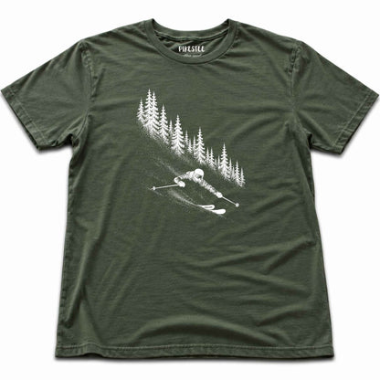 Forest Ride Flow T-shirt - Military Green
