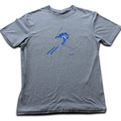 Ink Skier T-shirt - Sport Grey