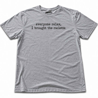Everyone Relax Raclette T-shirt - Sport Grey