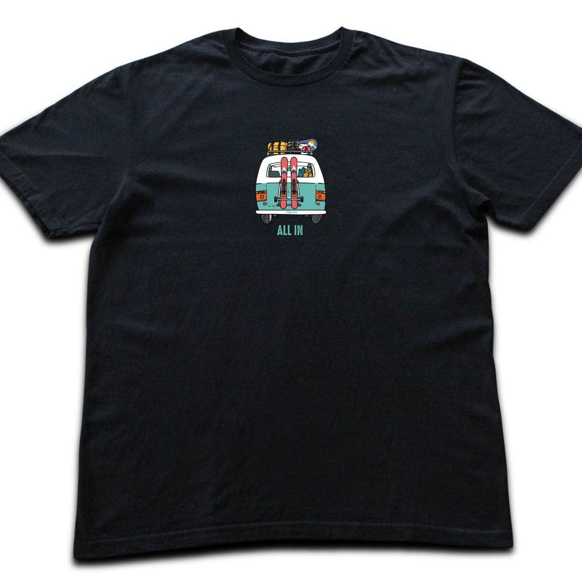 All In Van Ski T-shirt - Black