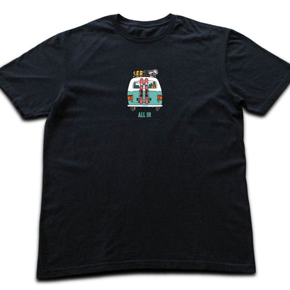 All In Van Ski T-shirt - Black