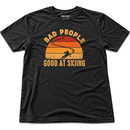 Bad People Ski T-shirt - Black