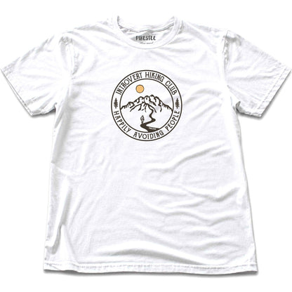 Introvert Hiking Club T-shirt - White