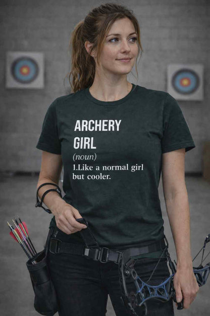 Archery Girl Definition T-shirt