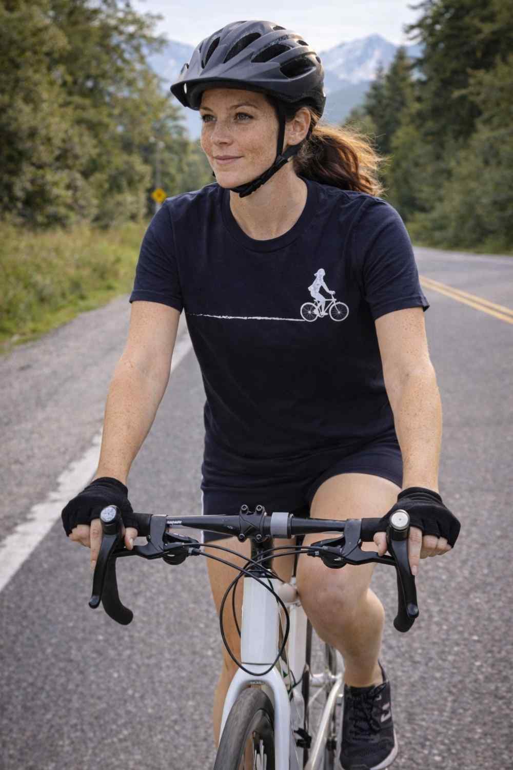 Bike Girl Path T-shirt