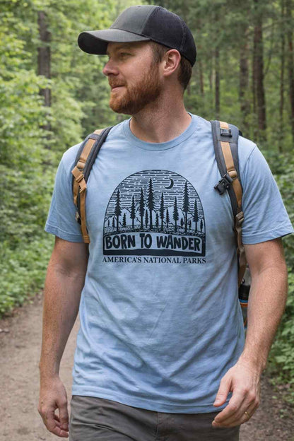 Born to Wander National Park T-shirt