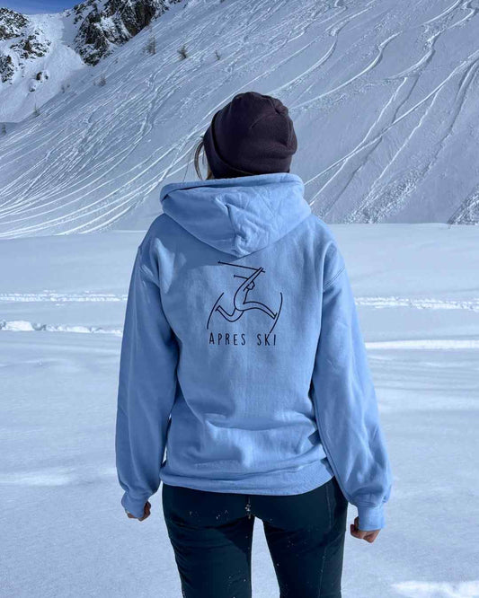 Cartoon Apres Ski Back-Print Hoodie