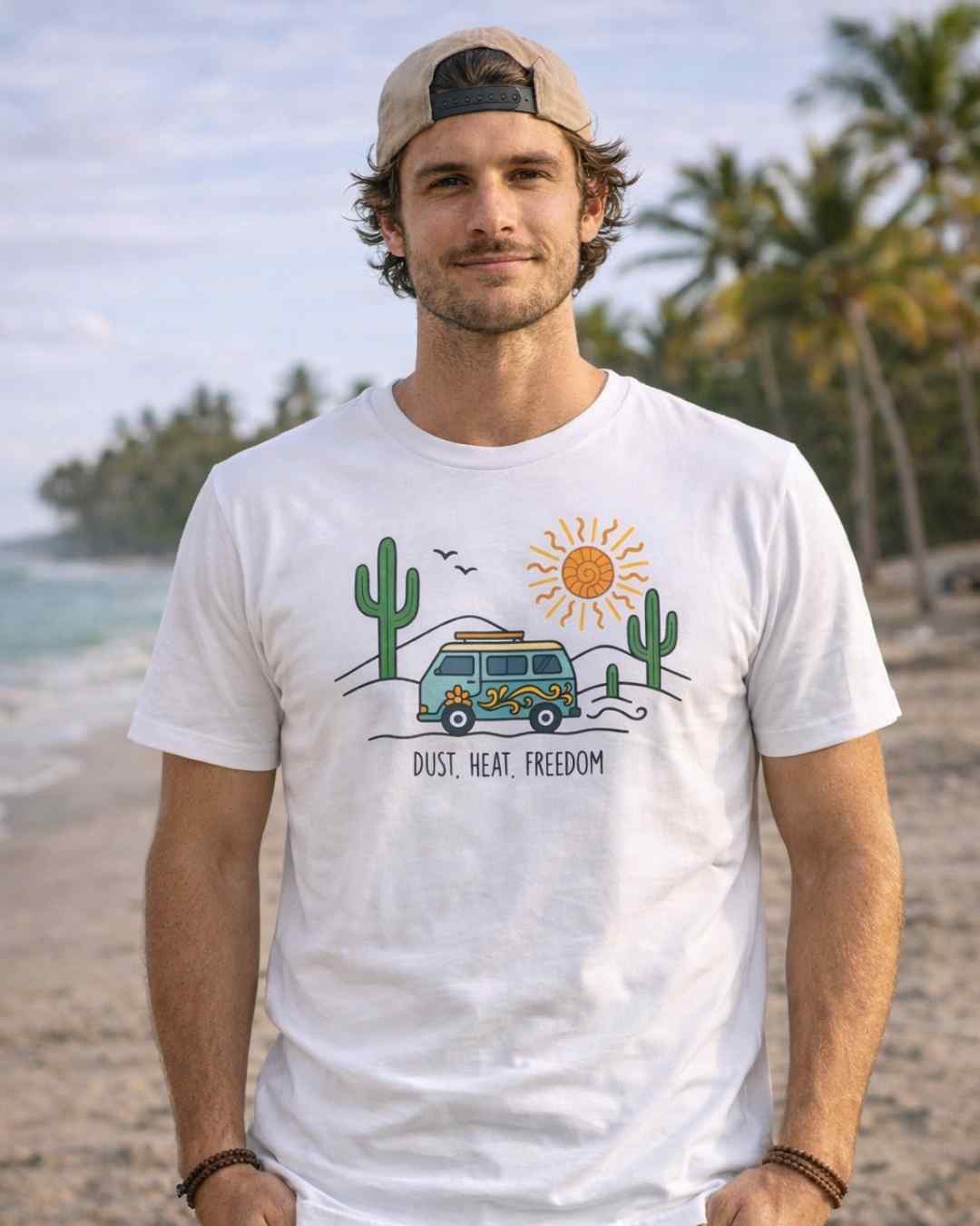 Dust Heat Freedom Van T-shirt