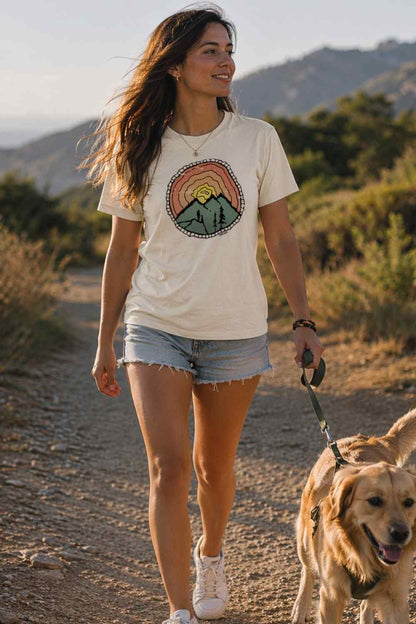 Girl And Dog Trunk T-shirt