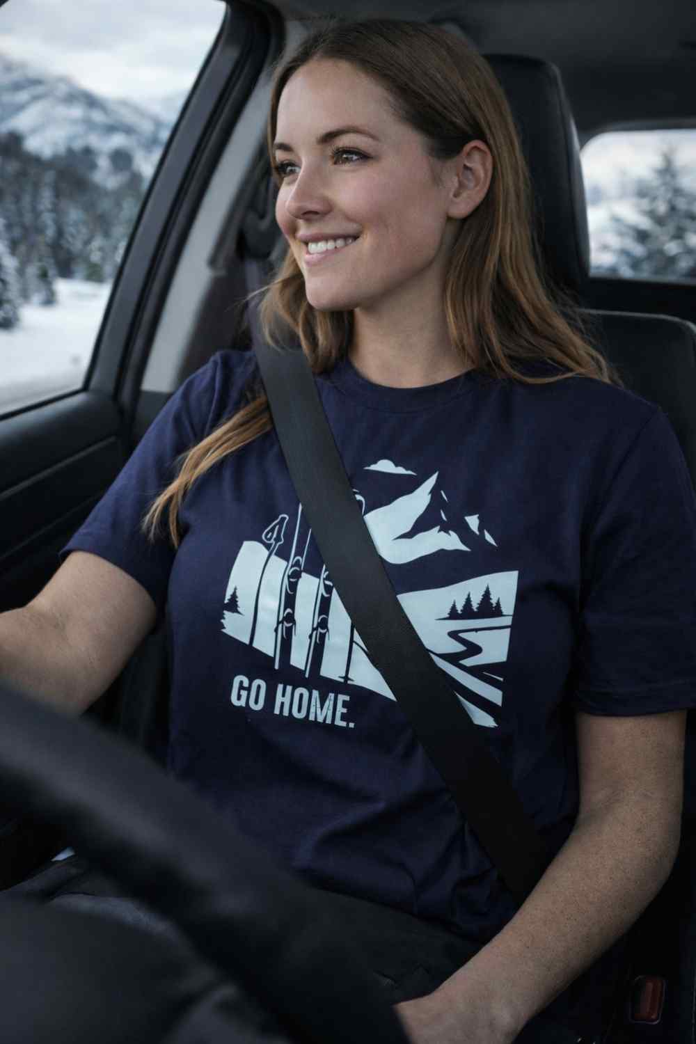 Go Home Ski T-shirt