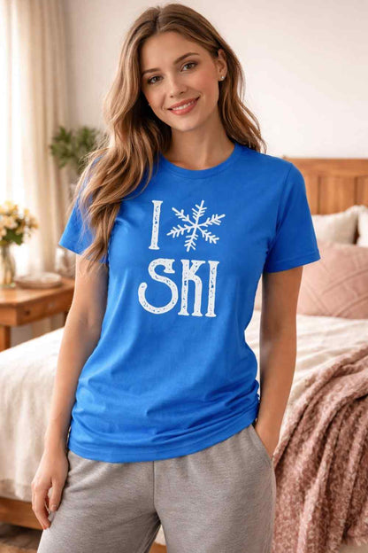 I love Ski T-shirt