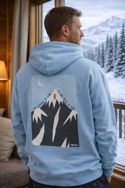 Learning To Climb Back-Print Hoodie
