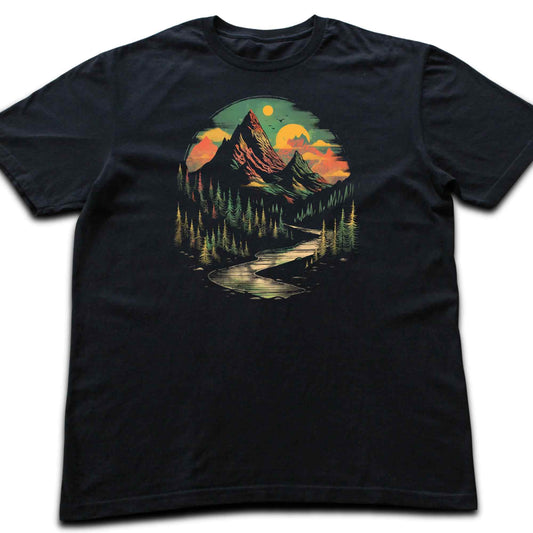 Colorfull Wild Landscape T-shirt