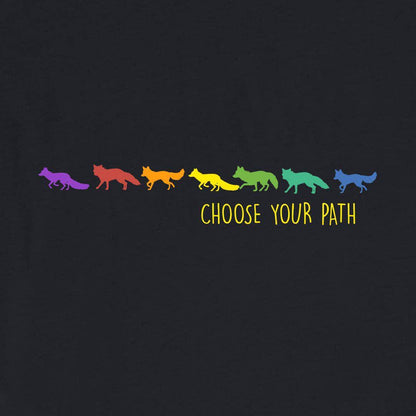 Choose Your Path Foxes T-shirt