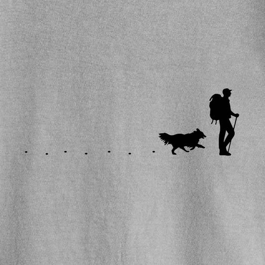 Hiker and Dog Path (man) T-shirt