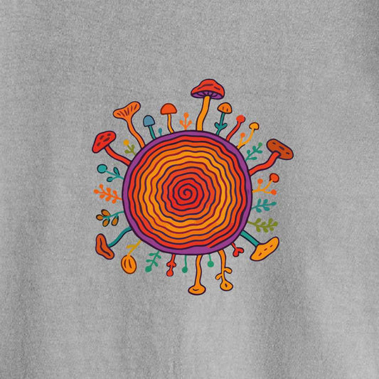 ColorFull Trunk and Mushrooms T-shirt