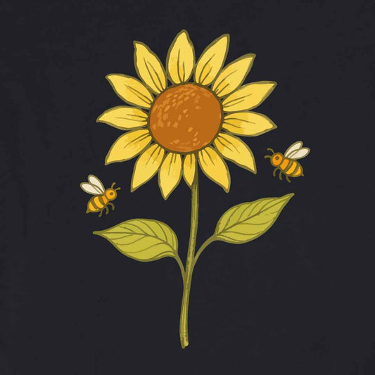 Sunflower And Bees T-shirt