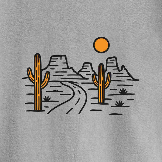 Canyon and Road Landscape T-shirt